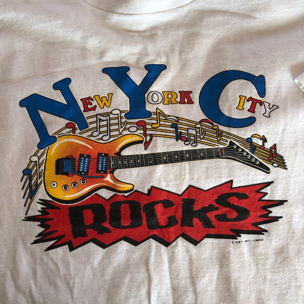 Vintage NYC Rocks Tee Shirt